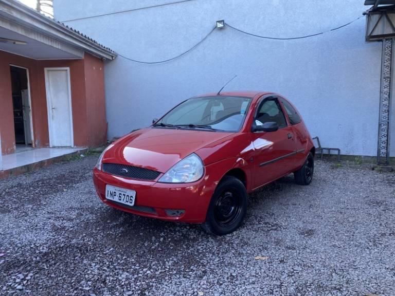 FORD - KA - 2006/2007 - Vermelha - R$ 17.900,00